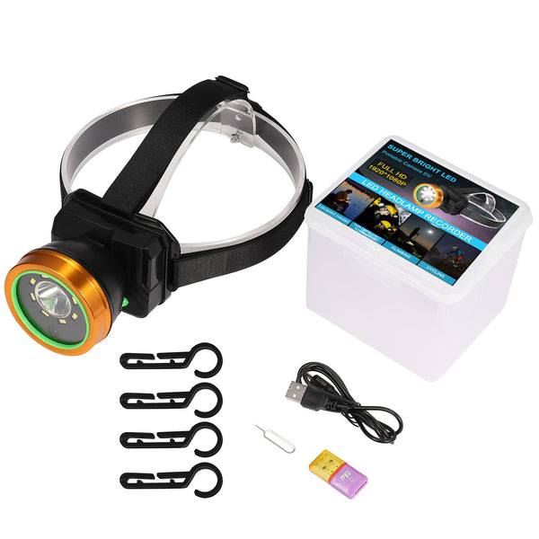 Fashion Head-mounted Headlight Video Camera