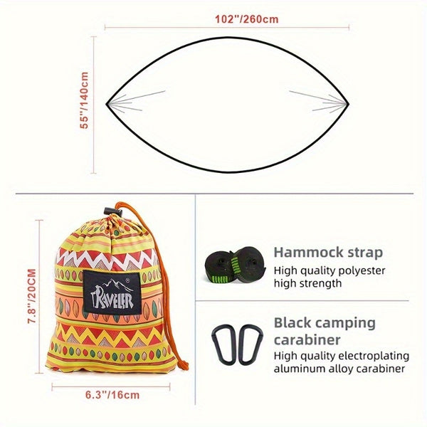 Upgraded Bohemian Camping Hammock 2025
