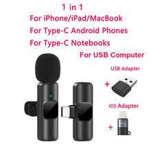 Wireless Lavalier Microphone Portable Audio