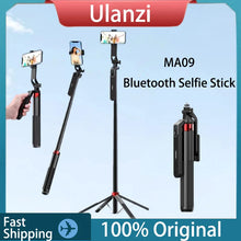 Ulanzi MA09 Selfie Stick Bluetooth 1.8M Desktop Tripod Anti Shake Portable Handheld Floor Stand For Phone Photography Live Shoot